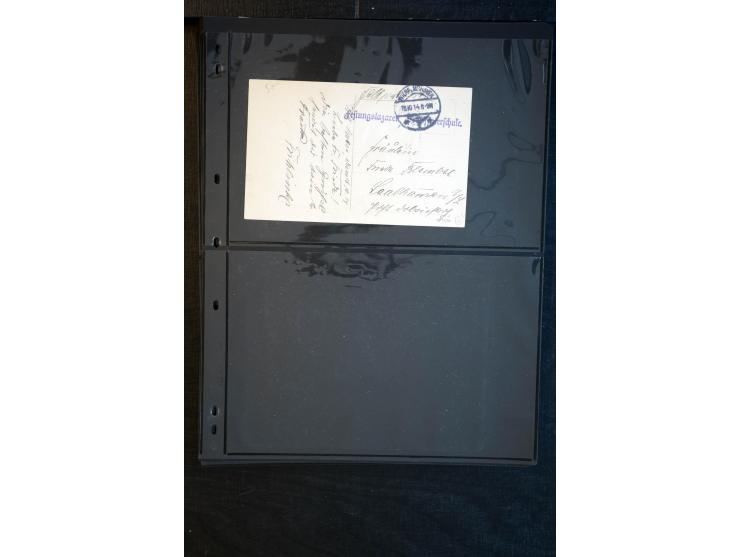 1905/19, über 90 Karten und Briefe mit Schwerpunkt I. WK mit fast nur verschiedenen Stempeln, dabei u.a. Internierten-Post mi
