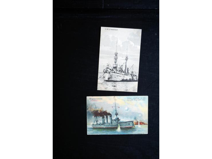 1905/19, über 90 Karten und Briefe mit Schwerpunkt I. WK mit fast nur verschiedenen Stempeln, dabei u.a. Internierten-Post mi
