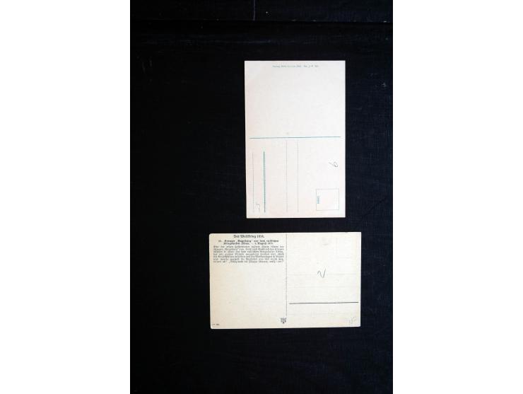 1905/19, über 90 Karten und Briefe mit Schwerpunkt I. WK mit fast nur verschiedenen Stempeln, dabei u.a. Internierten-Post mi