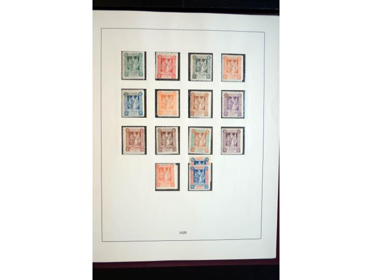1914/20, ungebrauchte und gestempelte Sammlung mit einigen Briefen, dabei u.a. Libau Mi.-Nr.  1-6B a und b (ohne 2Bb),  Dorpa