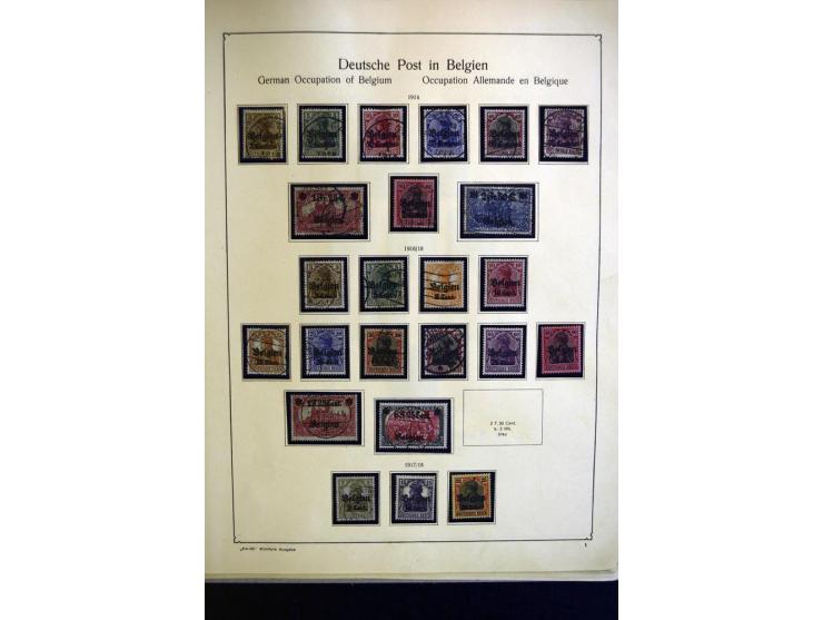 1914/23, ungebrauchte/postfrische und gestempelte Sammlung, dabei ein guter Teil Memel mit u.a. 237-37 ungebraucht, meist gut