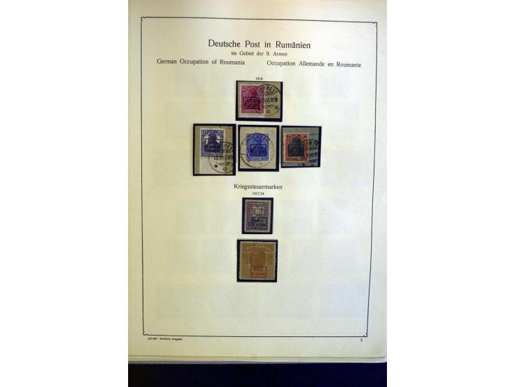 1914/23, ungebrauchte/postfrische und gestempelte Sammlung, dabei ein guter Teil Memel mit u.a. 237-37 ungebraucht, meist gut