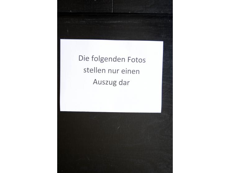 1920/23, enorm umfangreiche Sammlung, beginnend mit geschichtlich interessanten Dokumenten wie Wahlzettel "für Deutschland", 