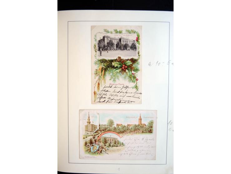 1920/23, enorm umfangreiche Sammlung, beginnend mit geschichtlich interessanten Dokumenten wie Wahlzettel "für Deutschland", 