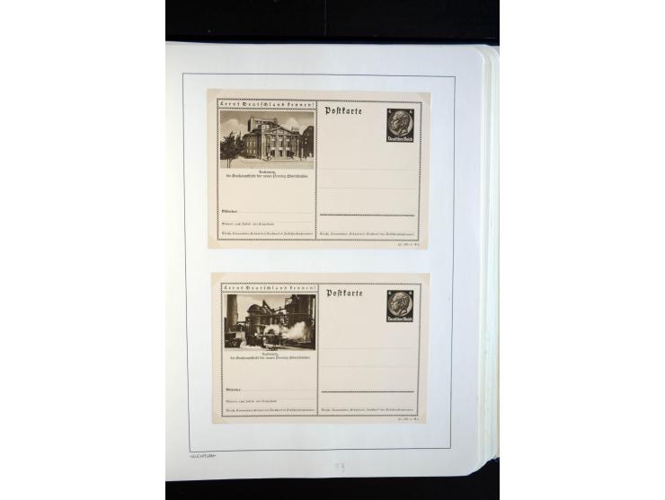 1920/23, enorm umfangreiche Sammlung, beginnend mit geschichtlich interessanten Dokumenten wie Wahlzettel "für Deutschland", 