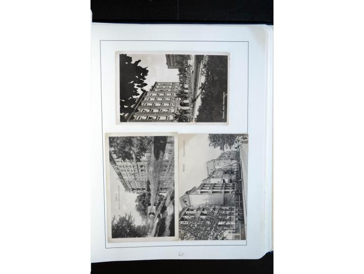1920/23, enorm umfangreiche Sammlung, beginnend mit geschichtlich interessanten Dokumenten wie Wahlzettel "für Deutschland", 