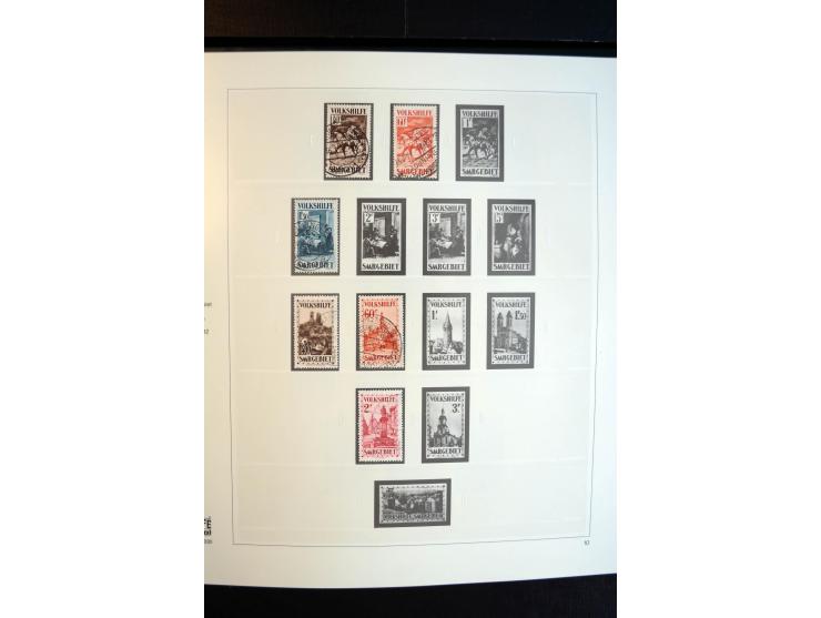 1920/59, sehr schöne, vorwiegend postfrische Sammlung dabei Mi.-Nr. 53-69, 70-83, 84-97, 128-34, 135-41, 161-67, 171-77, Urdr
