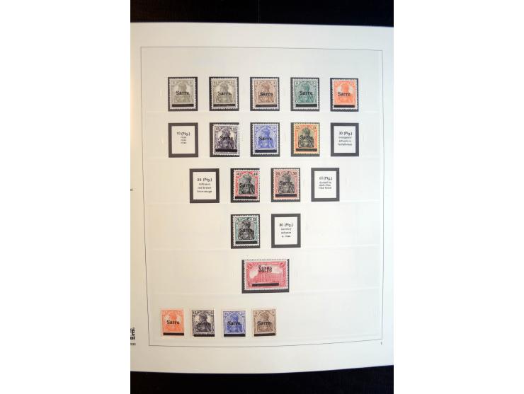1920/59, sehr schöne, vorwiegend postfrische Sammlung dabei Mi.-Nr. 53-69, 70-83, 84-97, 128-34, 135-41, 161-67, 171-77, Urdr