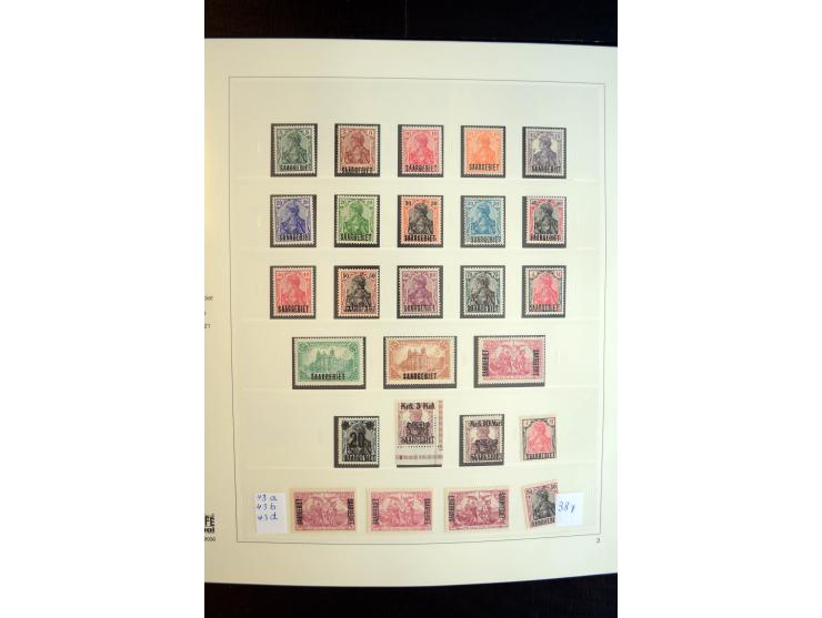 1920/59, sehr schöne, vorwiegend postfrische Sammlung dabei Mi.-Nr. 53-69, 70-83, 84-97, 128-34, 135-41, 161-67, 171-77, Urdr