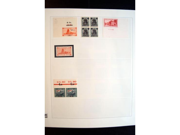 1920/59, sehr schöne, vorwiegend postfrische Sammlung dabei Mi.-Nr. 53-69, 70-83, 84-97, 128-34, 135-41, 161-67, 171-77, Urdr
