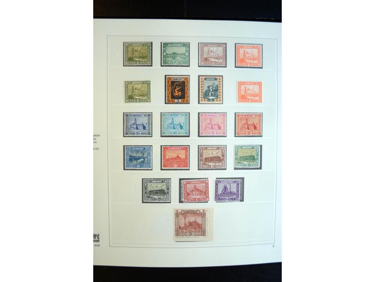1920/59, sehr schöne, vorwiegend postfrische Sammlung dabei Mi.-Nr. 53-69, 70-83, 84-97, 128-34, 135-41, 161-67, 171-77, Urdr
