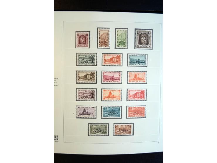 1920/59, sehr schöne, vorwiegend postfrische Sammlung dabei Mi.-Nr. 53-69, 70-83, 84-97, 128-34, 135-41, 161-67, 171-77, Urdr