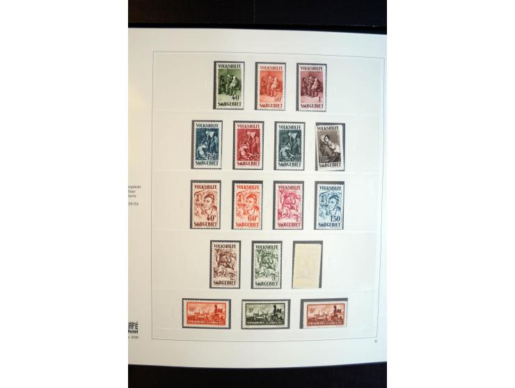 1920/59, sehr schöne, vorwiegend postfrische Sammlung dabei Mi.-Nr. 53-69, 70-83, 84-97, 128-34, 135-41, 161-67, 171-77, Urdr