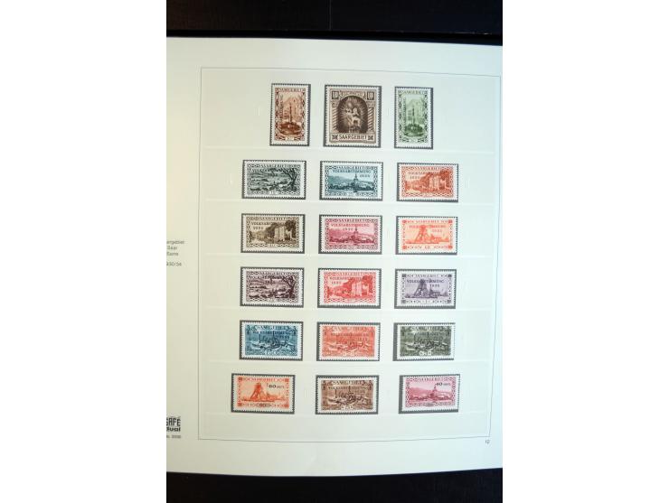 1920/59, sehr schöne, vorwiegend postfrische Sammlung dabei Mi.-Nr. 53-69, 70-83, 84-97, 128-34, 135-41, 161-67, 171-77, Urdr