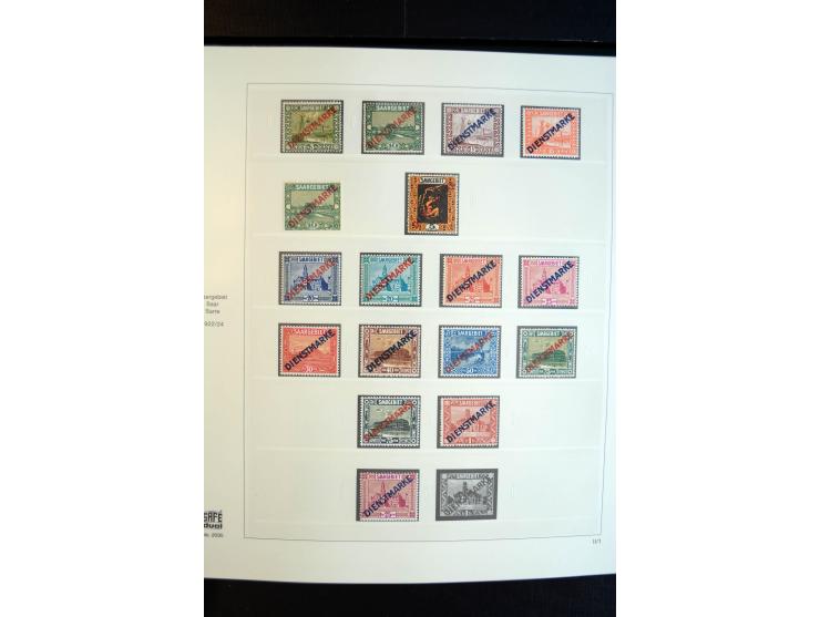 1920/59, sehr schöne, vorwiegend postfrische Sammlung dabei Mi.-Nr. 53-69, 70-83, 84-97, 128-34, 135-41, 161-67, 171-77, Urdr