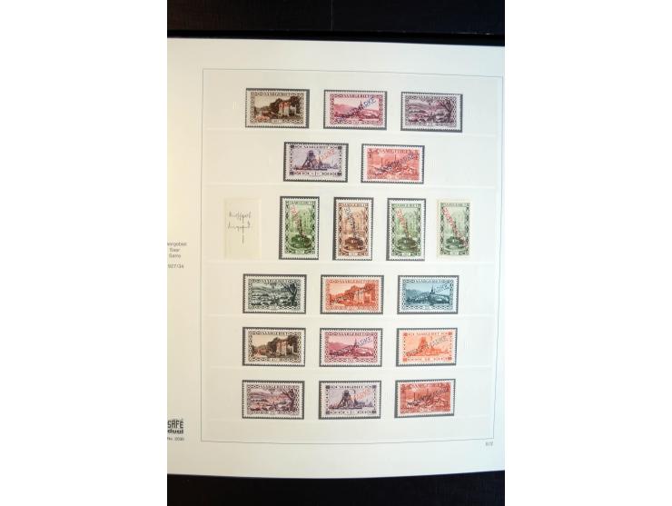 1920/59, sehr schöne, vorwiegend postfrische Sammlung dabei Mi.-Nr. 53-69, 70-83, 84-97, 128-34, 135-41, 161-67, 171-77, Urdr