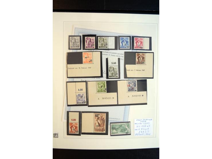 1920/59, sehr schöne, vorwiegend postfrische Sammlung dabei Mi.-Nr. 53-69, 70-83, 84-97, 128-34, 135-41, 161-67, 171-77, Urdr