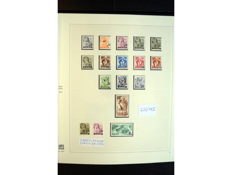 1920/59, sehr schöne, vorwiegend postfrische Sammlung dabei Mi.-Nr. 53-69, 70-83, 84-97, 128-34, 135-41, 161-67, 171-77, Urdr