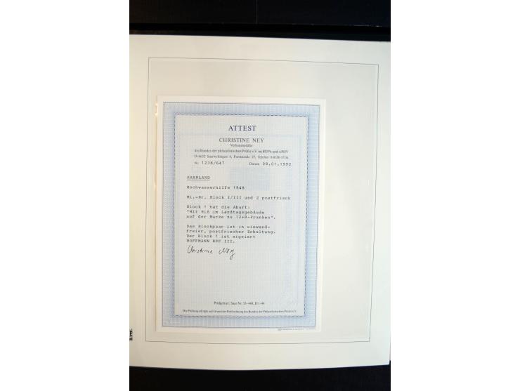 1920/59, sehr schöne, vorwiegend postfrische Sammlung dabei Mi.-Nr. 53-69, 70-83, 84-97, 128-34, 135-41, 161-67, 171-77, Urdr