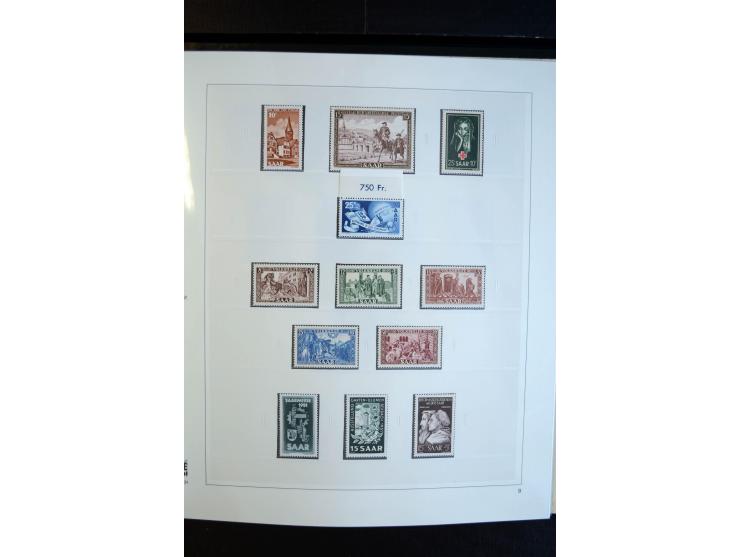 1920/59, sehr schöne, vorwiegend postfrische Sammlung dabei Mi.-Nr. 53-69, 70-83, 84-97, 128-34, 135-41, 161-67, 171-77, Urdr