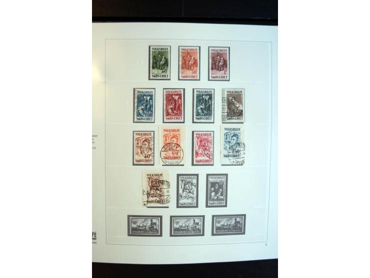 1920/59, sehr schöne, vorwiegend postfrische Sammlung dabei Mi.-Nr. 53-69, 70-83, 84-97, 128-34, 135-41, 161-67, 171-77, Urdr