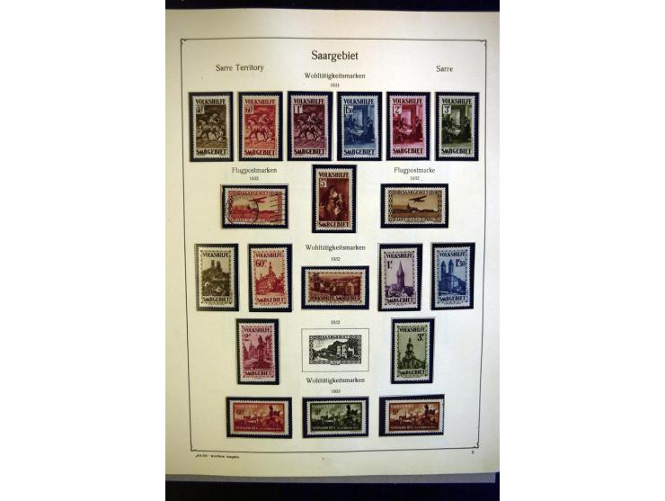 1920/58, ungebrauchte/postfrische und gestempelte Sammlung mit besseren Werten, dabei Mi.-Nr. 16 ungebraucht, Mi.-Nr. 30-31 g