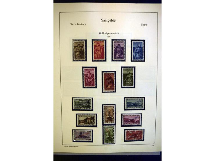 1920/58, ungebrauchte/postfrische und gestempelte Sammlung mit besseren Werten, dabei Mi.-Nr. 16 ungebraucht, Mi.-Nr. 30-31 g