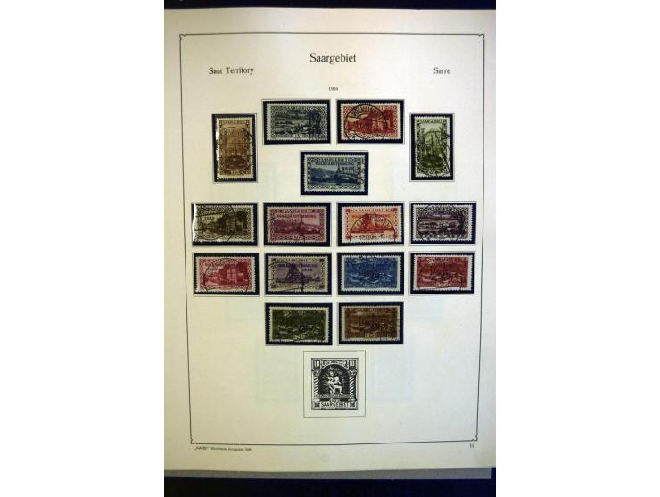 1920/58, ungebrauchte/postfrische und gestempelte Sammlung mit besseren Werten, dabei Mi.-Nr. 16 ungebraucht, Mi.-Nr. 30-31 g
