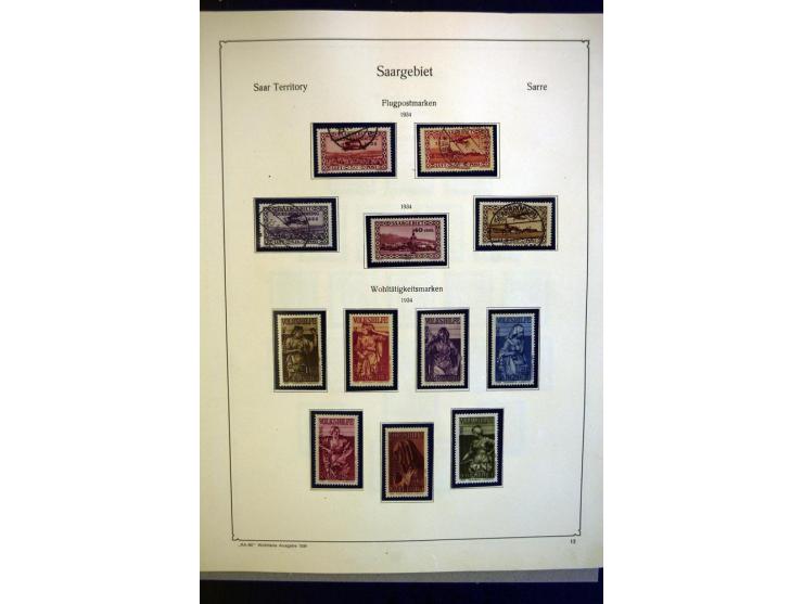 1920/58, ungebrauchte/postfrische und gestempelte Sammlung mit besseren Werten, dabei Mi.-Nr. 16 ungebraucht, Mi.-Nr. 30-31 g