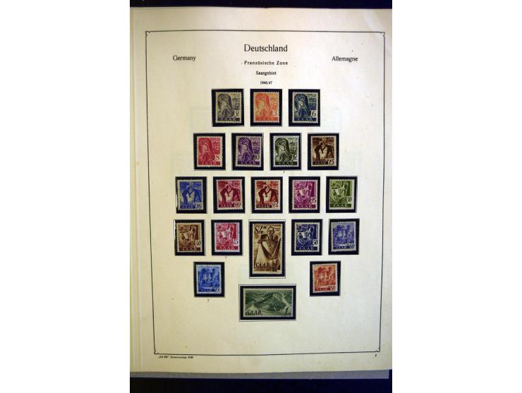 1920/58, ungebrauchte/postfrische und gestempelte Sammlung mit besseren Werten, dabei Mi.-Nr. 16 ungebraucht, Mi.-Nr. 30-31 g