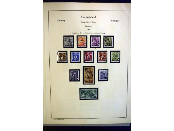 1920/58, ungebrauchte/postfrische und gestempelte Sammlung mit besseren Werten, dabei Mi.-Nr. 16 ungebraucht, Mi.-Nr. 30-31 g
