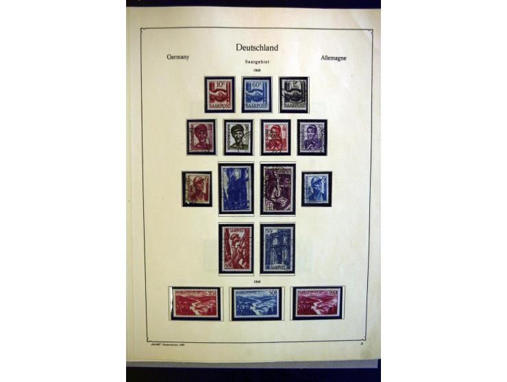 1920/58, ungebrauchte/postfrische und gestempelte Sammlung mit besseren Werten, dabei Mi.-Nr. 16 ungebraucht, Mi.-Nr. 30-31 g