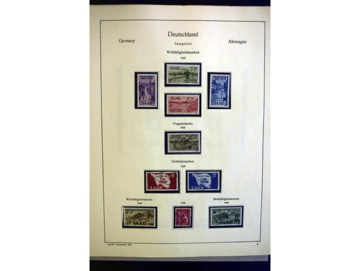 1920/58, ungebrauchte/postfrische und gestempelte Sammlung mit besseren Werten, dabei Mi.-Nr. 16 ungebraucht, Mi.-Nr. 30-31 g