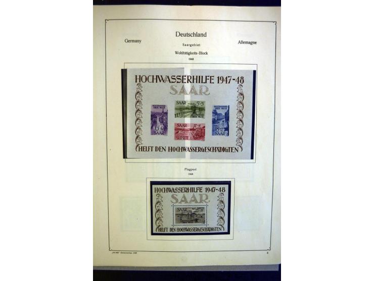 1920/58, ungebrauchte/postfrische und gestempelte Sammlung mit besseren Werten, dabei Mi.-Nr. 16 ungebraucht, Mi.-Nr. 30-31 g