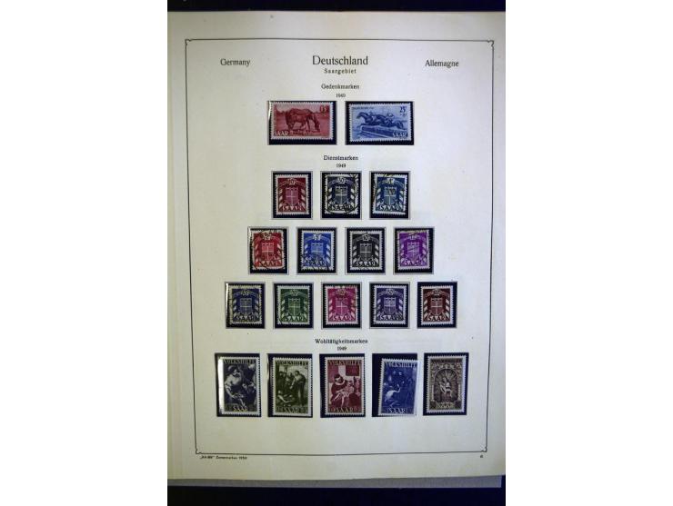 1920/58, ungebrauchte/postfrische und gestempelte Sammlung mit besseren Werten, dabei Mi.-Nr. 16 ungebraucht, Mi.-Nr. 30-31 g
