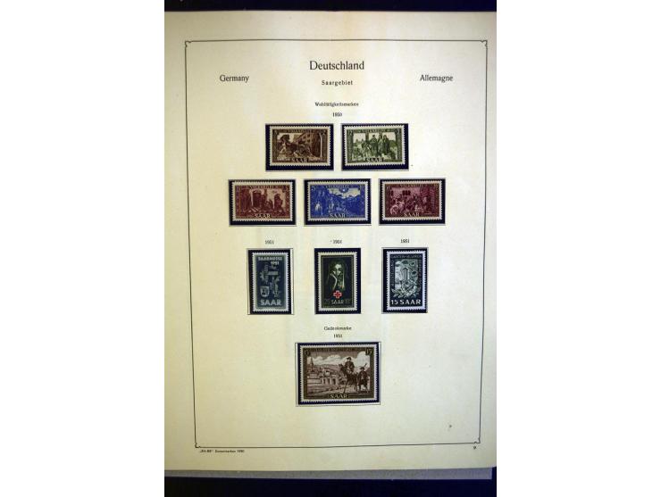 1920/58, ungebrauchte/postfrische und gestempelte Sammlung mit besseren Werten, dabei Mi.-Nr. 16 ungebraucht, Mi.-Nr. 30-31 g