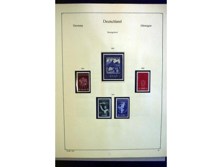 1920/58, ungebrauchte/postfrische und gestempelte Sammlung mit besseren Werten, dabei Mi.-Nr. 16 ungebraucht, Mi.-Nr. 30-31 g