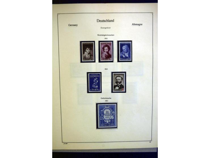 1920/58, ungebrauchte/postfrische und gestempelte Sammlung mit besseren Werten, dabei Mi.-Nr. 16 ungebraucht, Mi.-Nr. 30-31 g