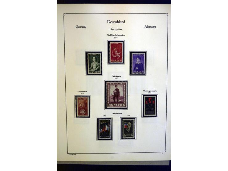 1920/58, ungebrauchte/postfrische und gestempelte Sammlung mit besseren Werten, dabei Mi.-Nr. 16 ungebraucht, Mi.-Nr. 30-31 g