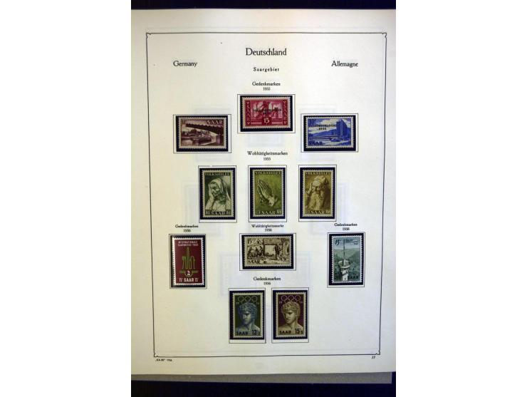 1920/58, ungebrauchte/postfrische und gestempelte Sammlung mit besseren Werten, dabei Mi.-Nr. 16 ungebraucht, Mi.-Nr. 30-31 g