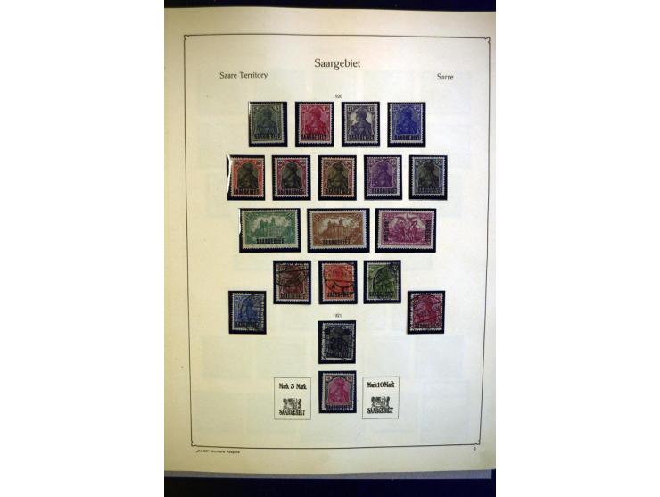 1920/58, ungebrauchte/postfrische und gestempelte Sammlung mit besseren Werten, dabei Mi.-Nr. 16 ungebraucht, Mi.-Nr. 30-31 g