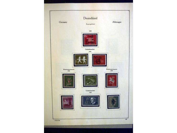 1920/58, ungebrauchte/postfrische und gestempelte Sammlung mit besseren Werten, dabei Mi.-Nr. 16 ungebraucht, Mi.-Nr. 30-31 g