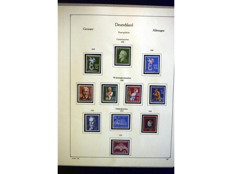 1920/58, ungebrauchte/postfrische und gestempelte Sammlung mit besseren Werten, dabei Mi.-Nr. 16 ungebraucht, Mi.-Nr. 30-31 g