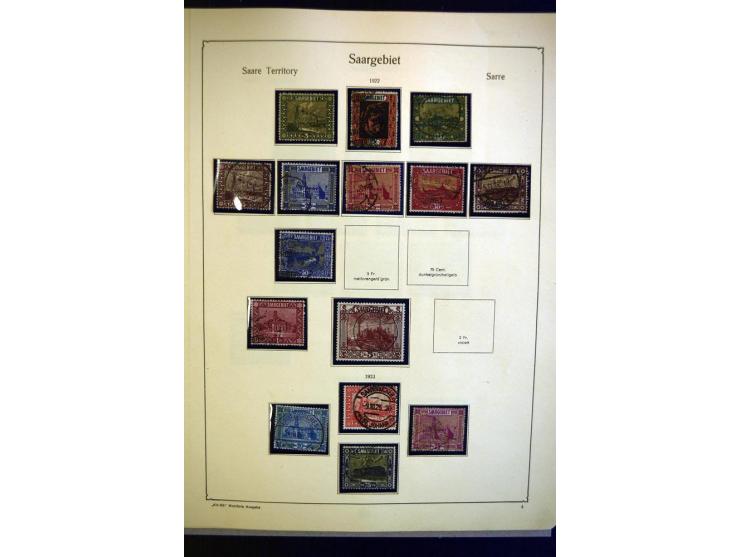 1920/58, ungebrauchte/postfrische und gestempelte Sammlung mit besseren Werten, dabei Mi.-Nr. 16 ungebraucht, Mi.-Nr. 30-31 g