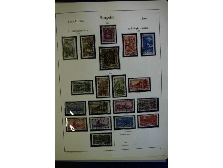 1920/58, ungebrauchte/postfrische und gestempelte Sammlung mit besseren Werten, dabei Mi.-Nr. 16 ungebraucht, Mi.-Nr. 30-31 g