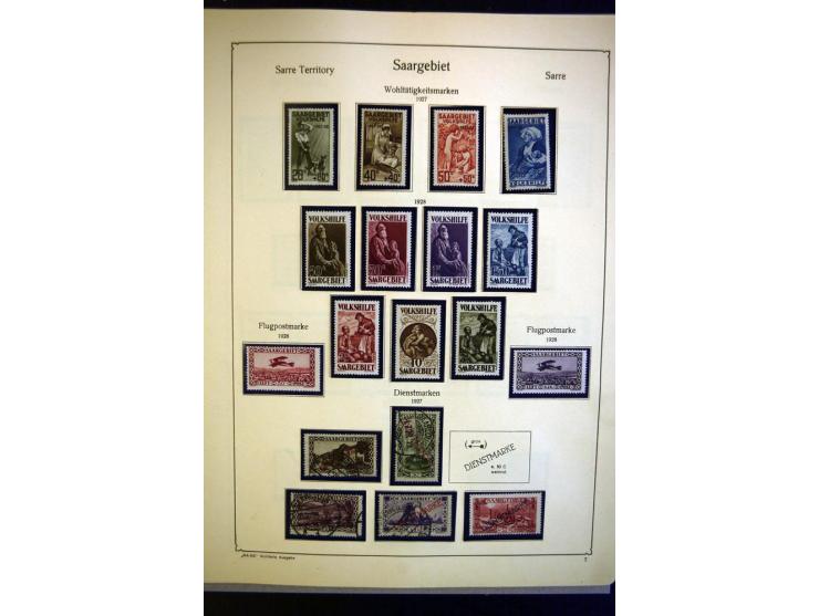 1920/58, ungebrauchte/postfrische und gestempelte Sammlung mit besseren Werten, dabei Mi.-Nr. 16 ungebraucht, Mi.-Nr. 30-31 g