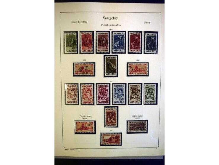 1920/58, ungebrauchte/postfrische und gestempelte Sammlung mit besseren Werten, dabei Mi.-Nr. 16 ungebraucht, Mi.-Nr. 30-31 g