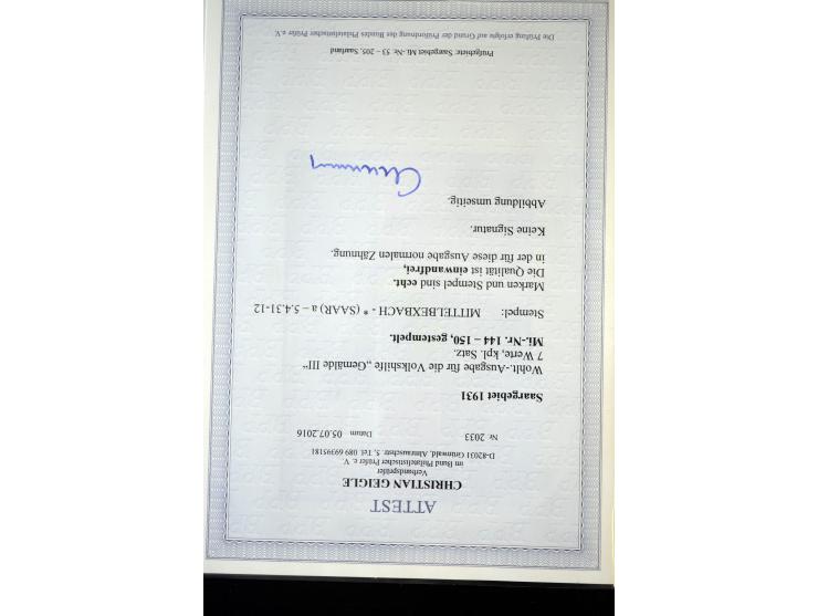1931/32, alle 3 Volkshilfe-Ausgaben kpl., sauber gestempelt, 2 kleinere Werte leicht fehlerhaft, sonst einwandfrei, je Fotoat