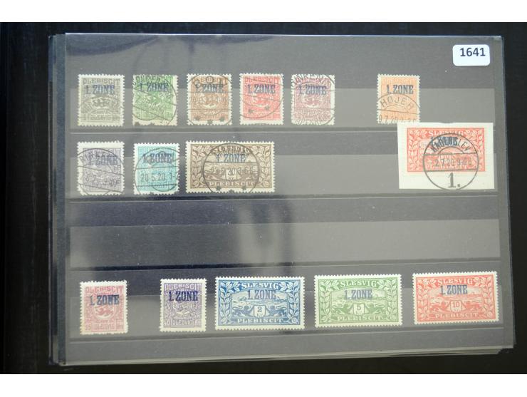 DEUTSCHE STEMPEL: AARÖSUND bis WOYENS, umfangreiche Sammlung von fast ausschließlich schönen Briefstücken mit sauberen und gu