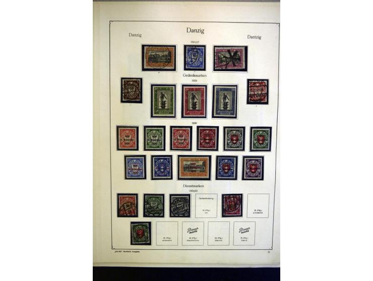 1920/39, ungebrauchte und gestempelte Sammlung mit einigen besseren, dabei u.a. Mi.-Nr. 32-33 und 39 ungebraucht, teils sign.